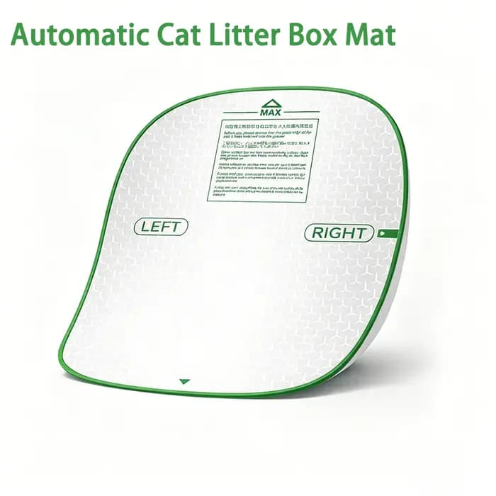 Tapis de litière pour chat à nettoyage automatique
