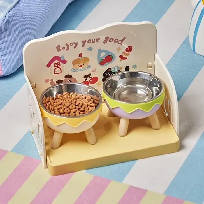 Table de nourrissage surélevée pour chats et chiens