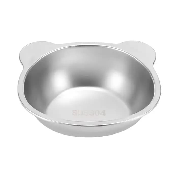  Bol pour chat surélevé en acier inoxydable 304 avec 15 ° Protège-cou incliné au design surélevé,