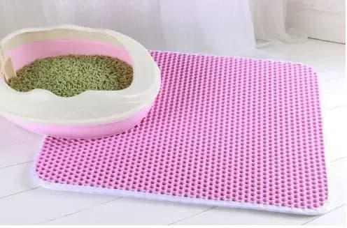 Tapis de litière pour chat avec cadeau
