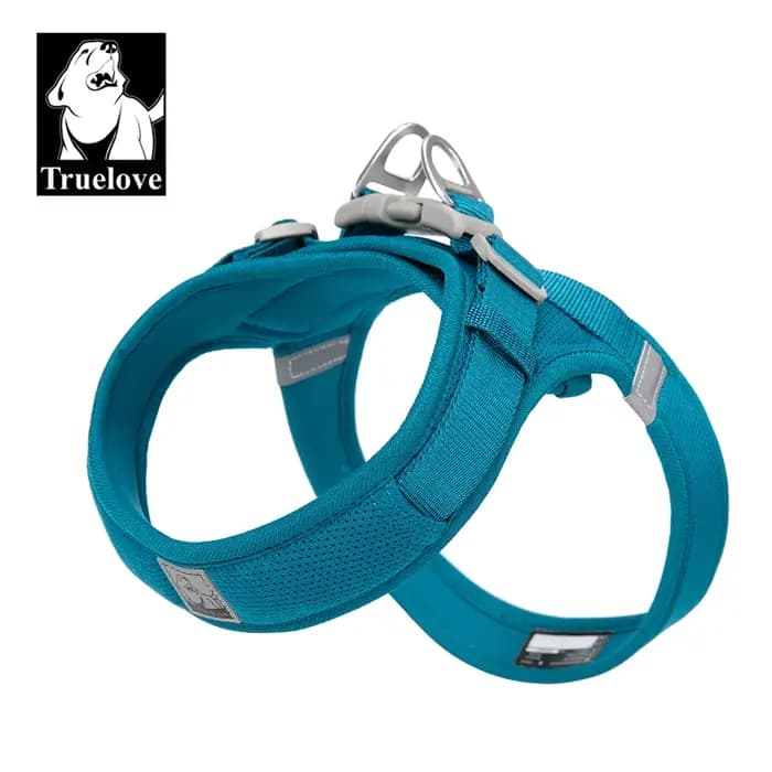 Truelove harnais pour animaux de compagnie pour chiens de petite et moyenne taille maille en Nylon respirant entraînemen