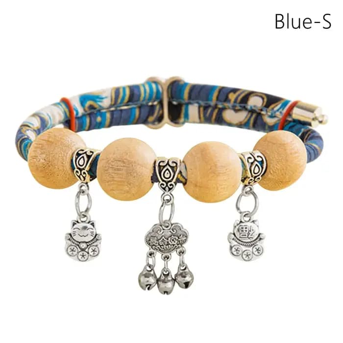 Collier répulsif d'insectes naturel en bois de canhre