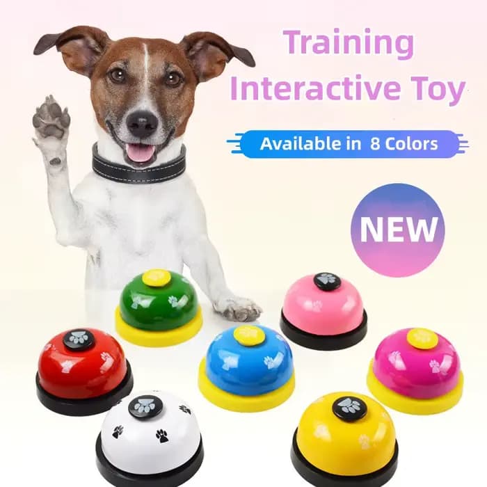 Jouets pour animaux de compagnie cloche pour chiens chat formation jouet interactif appelé dîner pet
