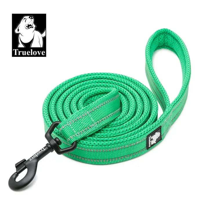 Laisse pour chien Truelove 200CM Confort Sandwich Rembourrée Respirante Anti-traction Corde Réfléchissante Durable TLL21