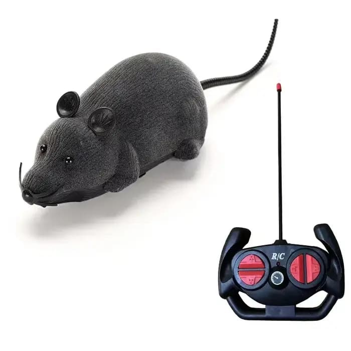 Souris robot amusante pour chat avec télécommande