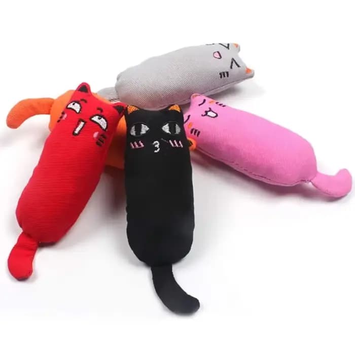 Jouet en forme d'herbe à chat sonore de bruissement, produits pour animaux de compagnie, jouets mign