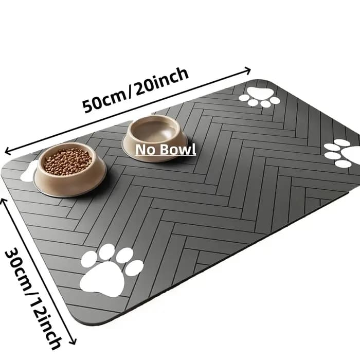 Tapis d'alimentation pour animaux de compagnie