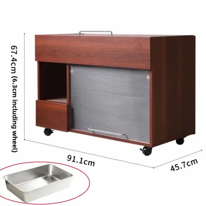Boîte à litière intégrée pour chat