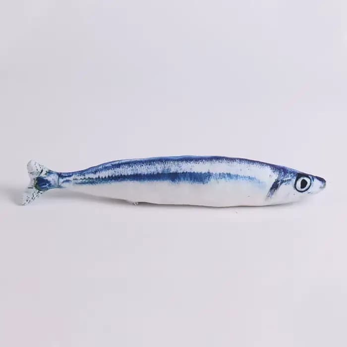 Jouets de Simulation de poisson pour chat, peluche douce, herbe-aux-chats, jouets interactifs pour c