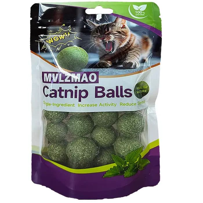 Jouets à la menthe, boule d'herbe à chat comestible