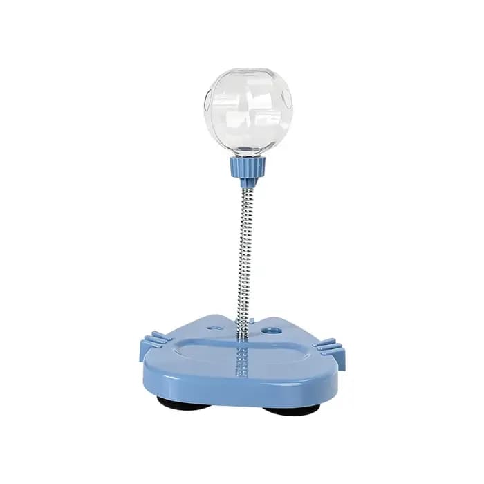 Jouet interactif pour chat avec distributeur de friandises oscillant