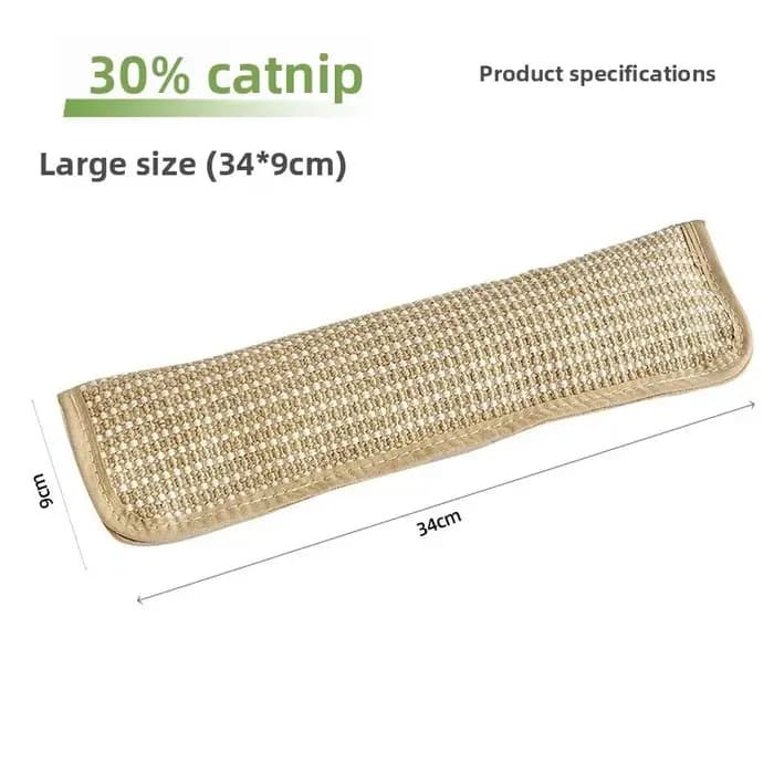 Coussin de jeu et griffoir pour chat pour le jeu individuel et l'interaction intime, pour garder votre ami félin heureux et apaisé