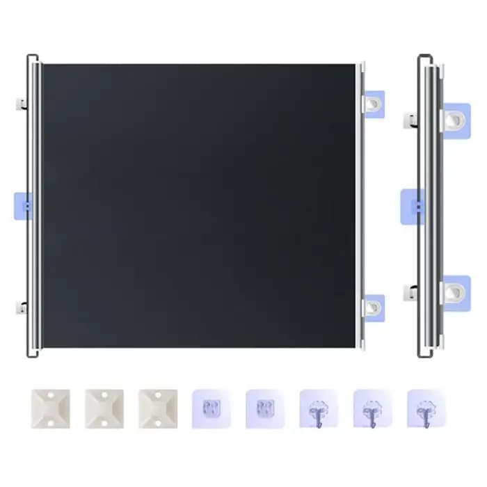Porte rétractable automatique multifonctionnelle pour animaux de compagnie