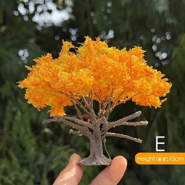 Modèle d'arbre miniature 10/15 cm pour micro-paysage