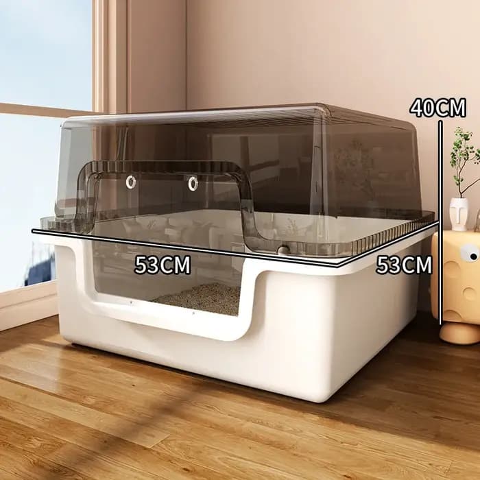 Bac à litière pour chat à nettoyage automatique