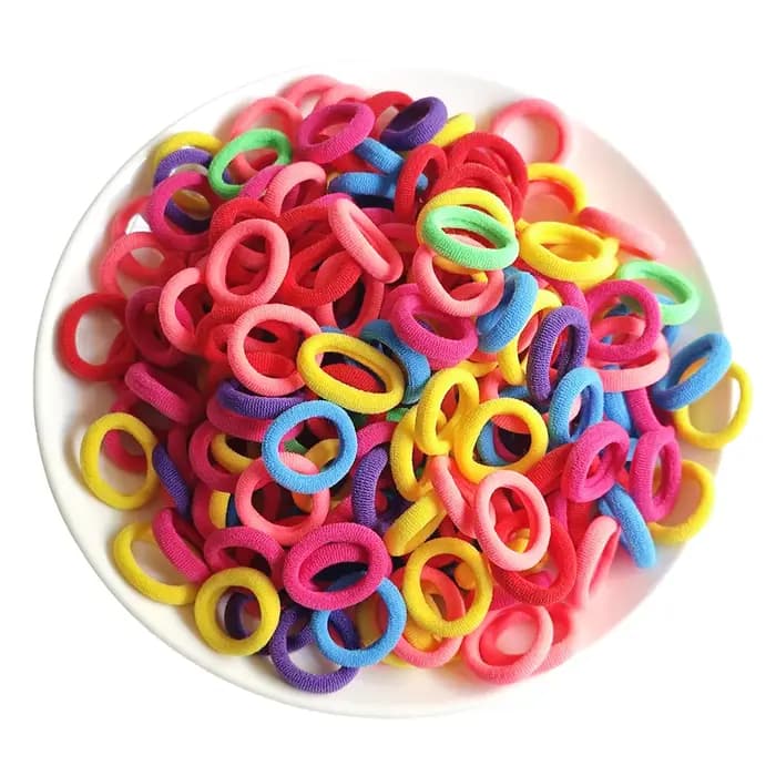 100 pièces/ensemble bandeau élastique pour animaux de compagnie mignon chien toilettage cheveux acce