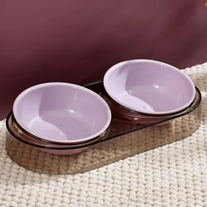 Filles réglable pour nourriture et eau pour chien et chat, double bol pour chiens, protection du cou, poignées, récipient de nourriture amovible, fournitures pour animaux de compagnie