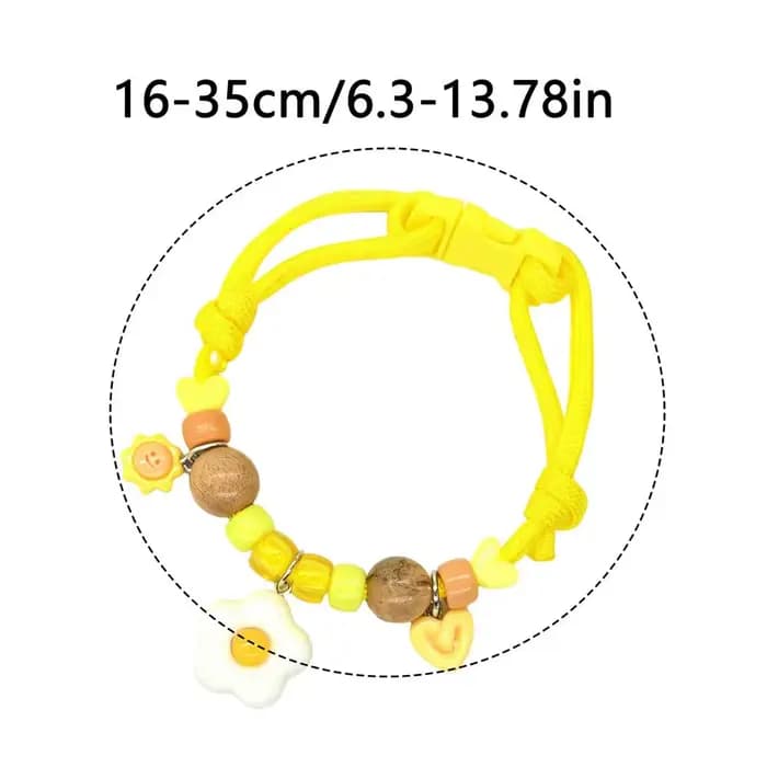 Collier Répulsif Réglable pour Animaux de Compagnie en Bois de Camphre Naturel – Éloigne les Puces,