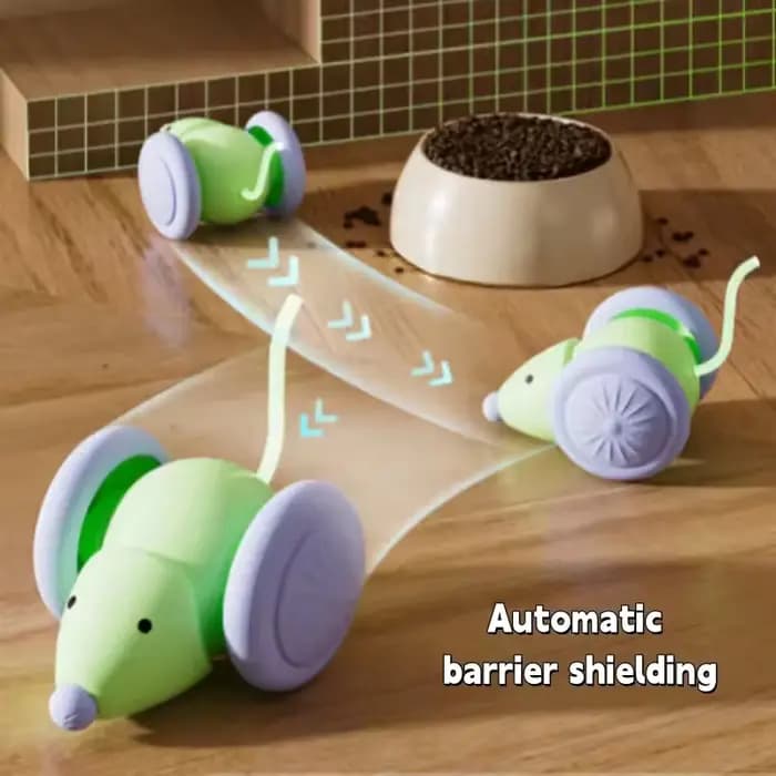 Jouet pour chat électrique interactif en forme de souris