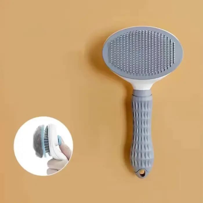 Brosse à poils pour chien et chat, peigne de toilettage et d'entretien, brosse pour chat en acier inoxydable, peigne pour chiens à poils longs, accessoires de nettoyage pour animaux de compagnie