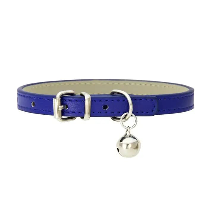 Collier en cuir pour petit chien et chat