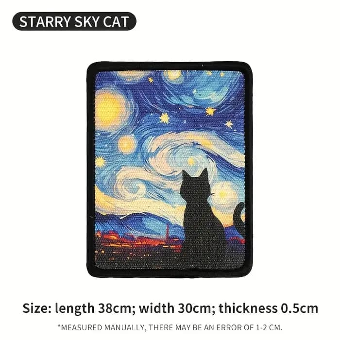 Poste à gratter et tapis muraux durables pour chat