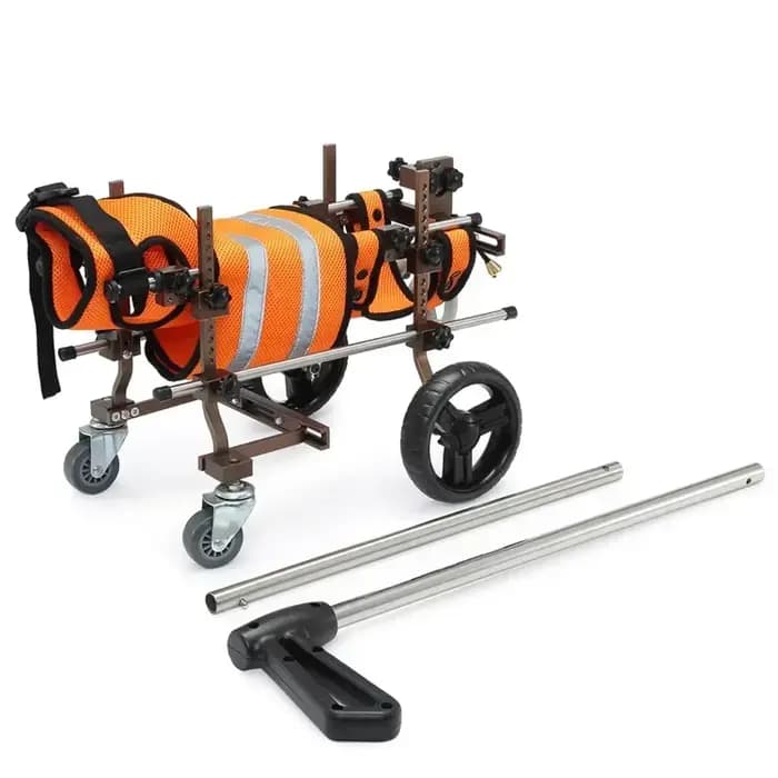 HarNISSAN-Poussette à quatre roues pour animaux de compagnie, accessoires d'entraînement pour chiots, pattes de chien, tout pour handicap, fournitures pour chiots, accessoire de comportement