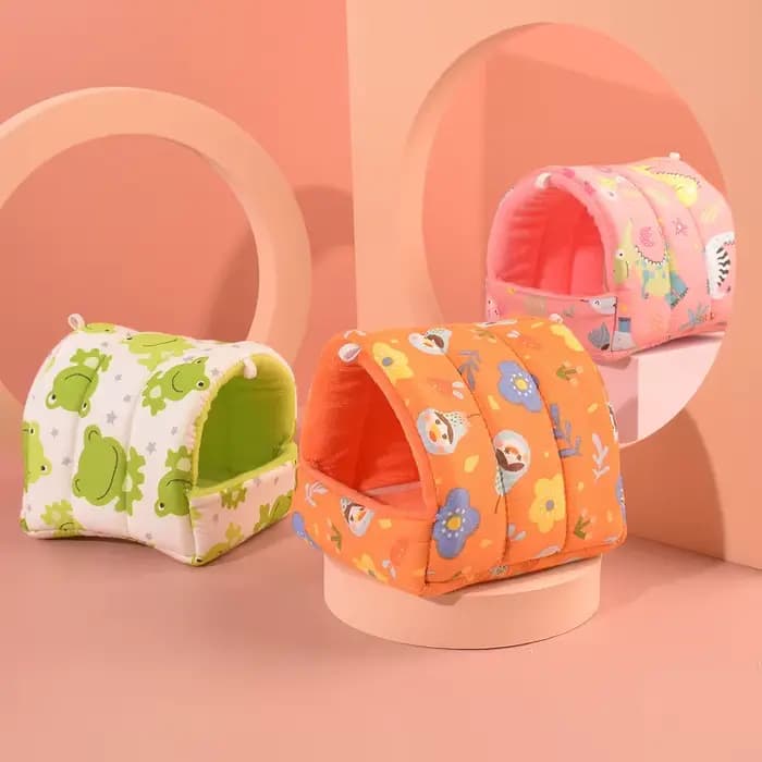 Nid de Hamster mignon, petit Animal, lit de couchage, coussin chauffant d'hiver, Cage suspendue pour