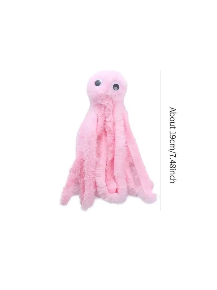 Jouet en peluche poulpe mignon pour chat