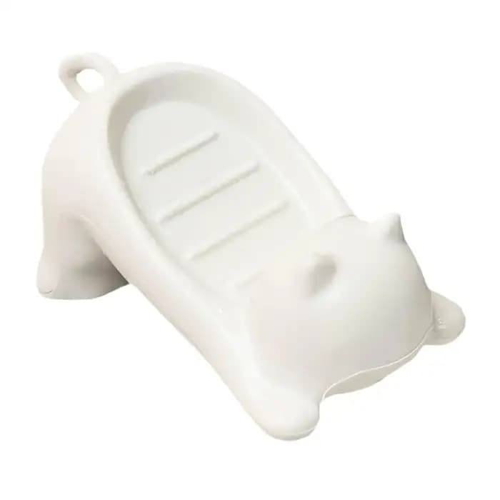 Porte-savon chat dessin animé mignon avec support en plastique de Drainage pour salle de bain