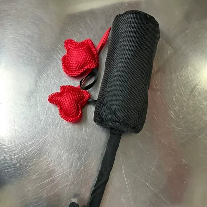 Jouet de combat pour chat en forme de dessin animé avec gants de boxe et ventouse