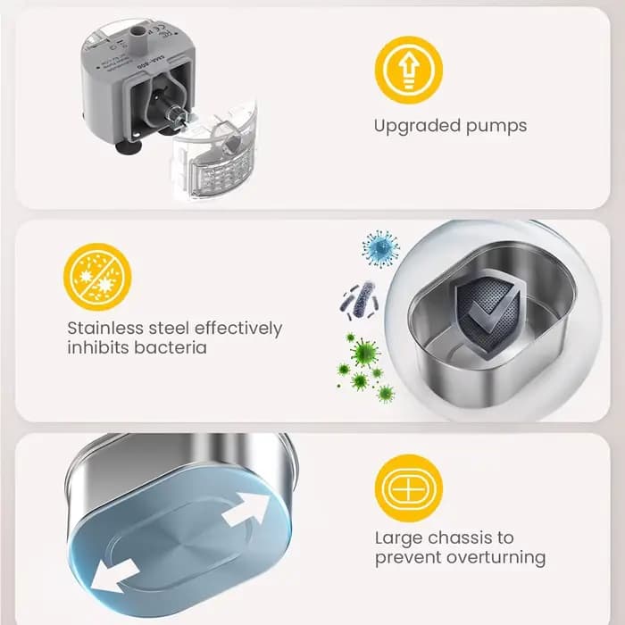 Fontaine à eau intelligente pour chat, abreuvoir automatique pour chats, distributeur d'eau pour ani