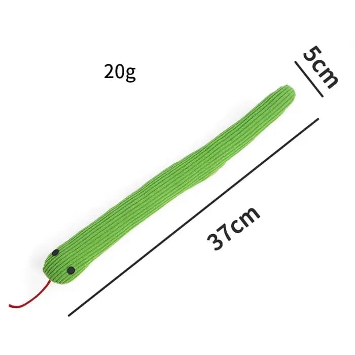 Nouveau jouet interactif serpent grinçant pour chats et chiens – Jouet à frapper pour chatons de 16,