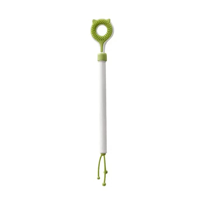 Grattoir rétractable pour chat, jouet interactif réglable pour gratter et masser, peigne en silicone