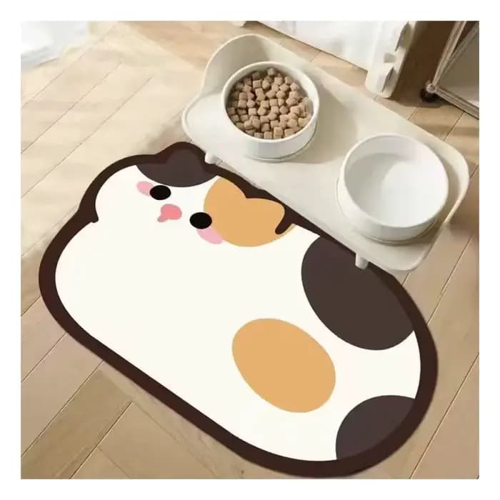 Tapis d'alimentation absorbant pour animaux de compagnie VIKAMA