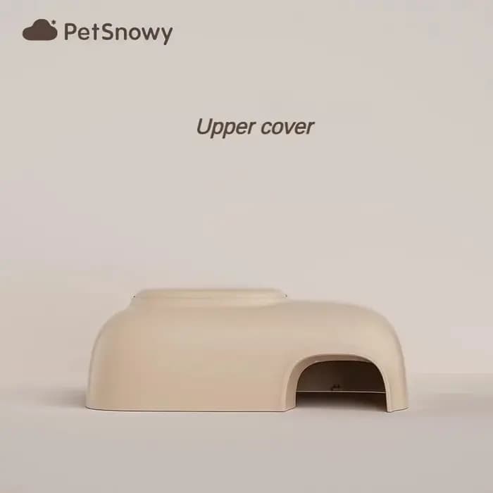PetSnowy-Ensemble de toilette pour chat, boîte de toilette, virus, filtre à mailles, accessoires de toilette, compartiment à boules de litière pour chat, invitation