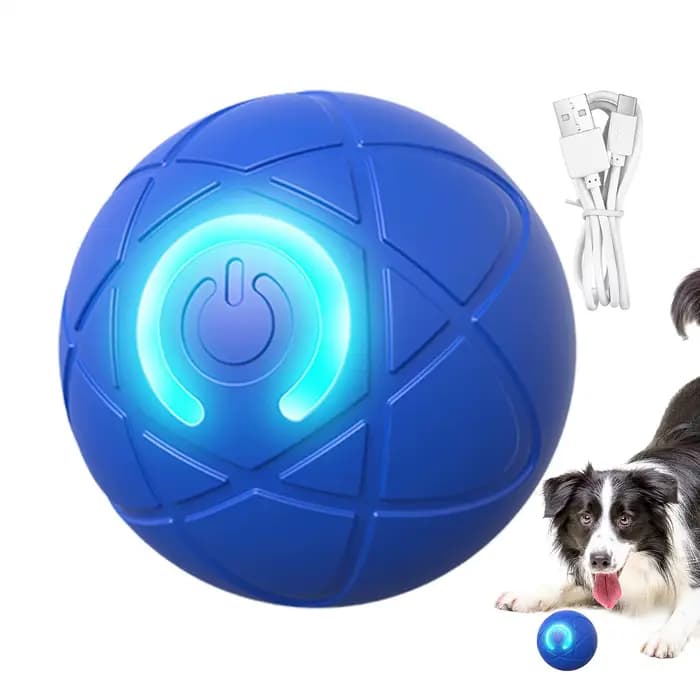 Jouet pour chien, balle interactive, balle roulante, jouet pour chien à mouvement automatique, deux modes, rechargeable, balle automatique, accessoires pour animaux de compagnie, pour chien, chiot