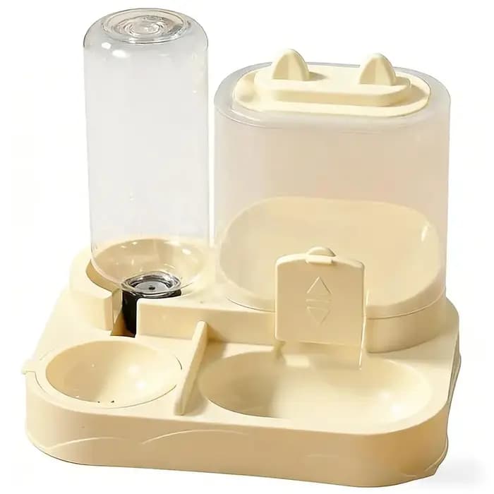 Distributeur automatique d'eau et de nourriture pour chiens et chats