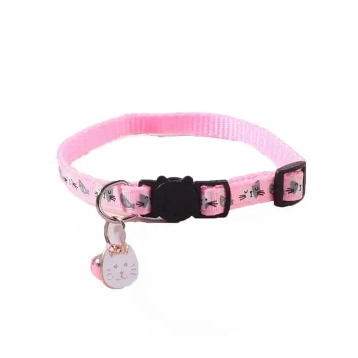 Collier réglable pour chat avec boucle de sécurité à dégagement rapide