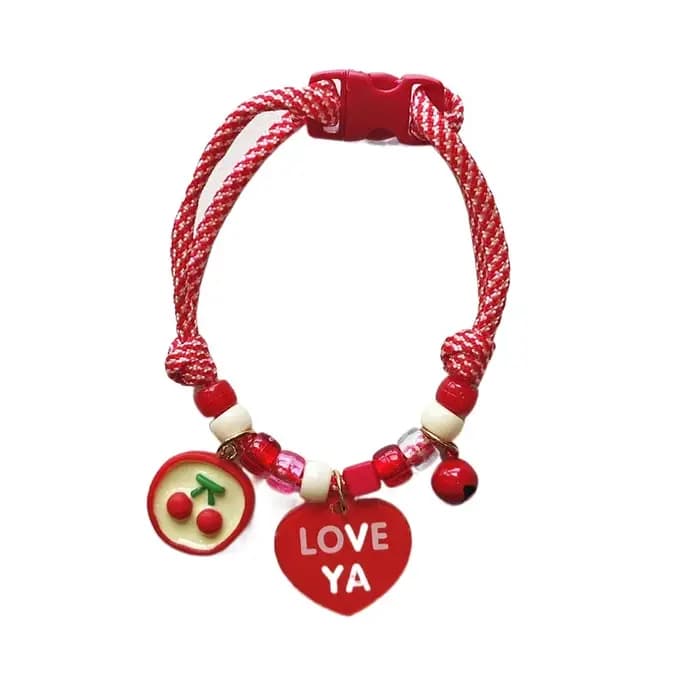Collier coloré mignon pour animaux de compagnie