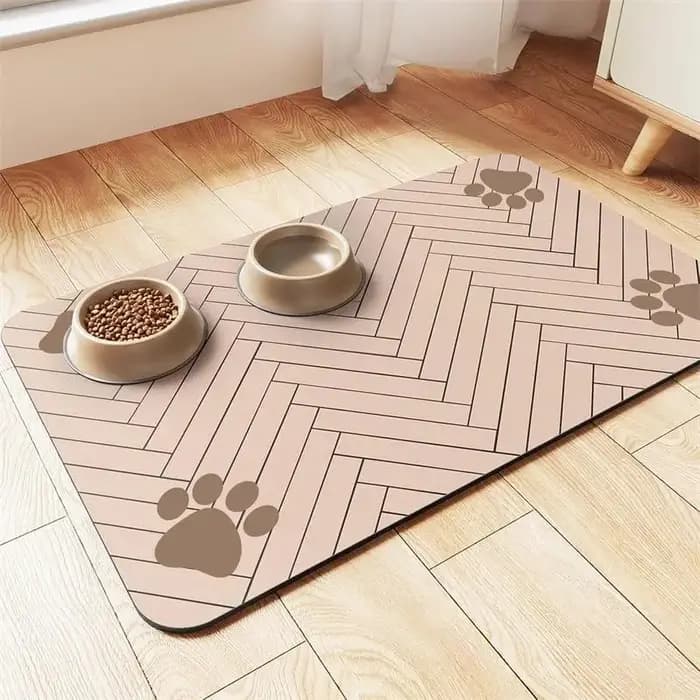 Tapis absorbant en terre de diatomées pour animaux de compagnie