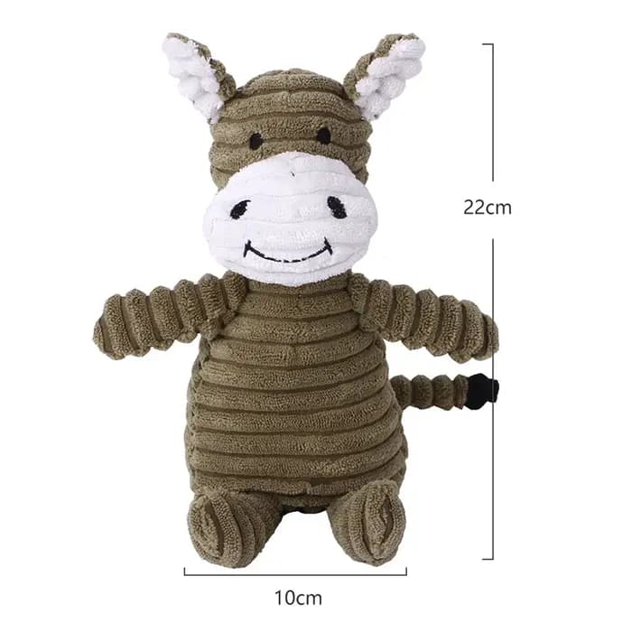 Jouets à mâcher en velours côtelé pour petits et moyens chiens, jouets couineurs pour chiots, produits pour animaux de compagnie, fournitures de mascotte, degré de morsure