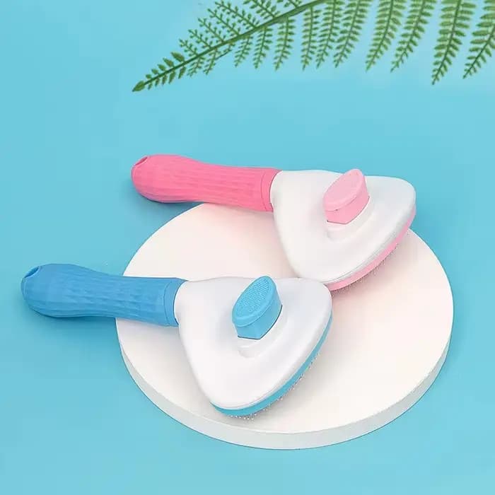 Brosse à poils pour chien et chat, peigne de toilettage et d'entretien, brosse pour chat en acier inoxydable, peigne pour chiens à poils longs, accessoires de nettoyage pour animaux de compagnie