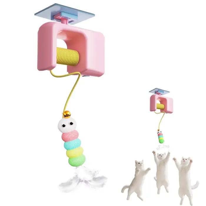 Caterpillar et oiseau volant adapté aux jouets de chasse pour animaux de compagnie